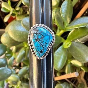 Turquoise sterling silver ring